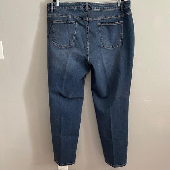 Talbots Heritage Ankle Jeans — Plus‎ Size 20W, Shaping Detail - Picture 6 of 6